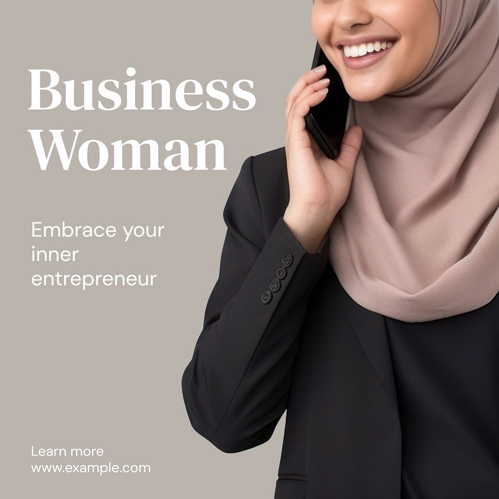 Business women Instagram post template
