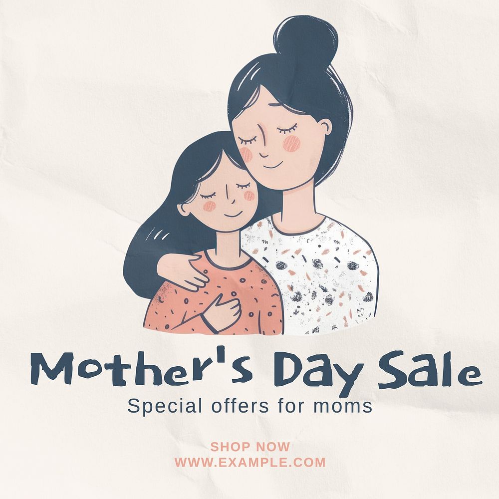 Mother's Day sale Facebook post template