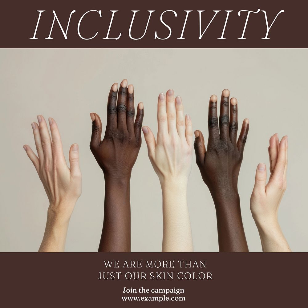Inclusivity Facebook post template