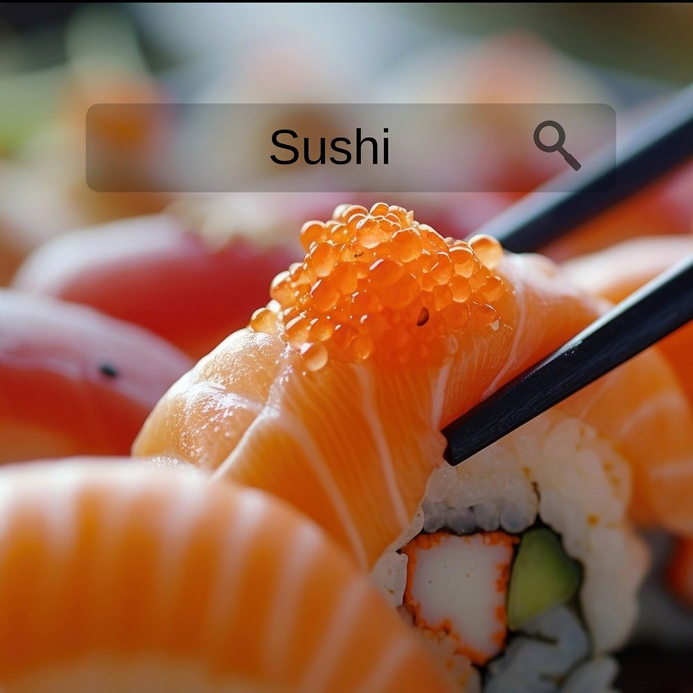 Sushi Facebook post template