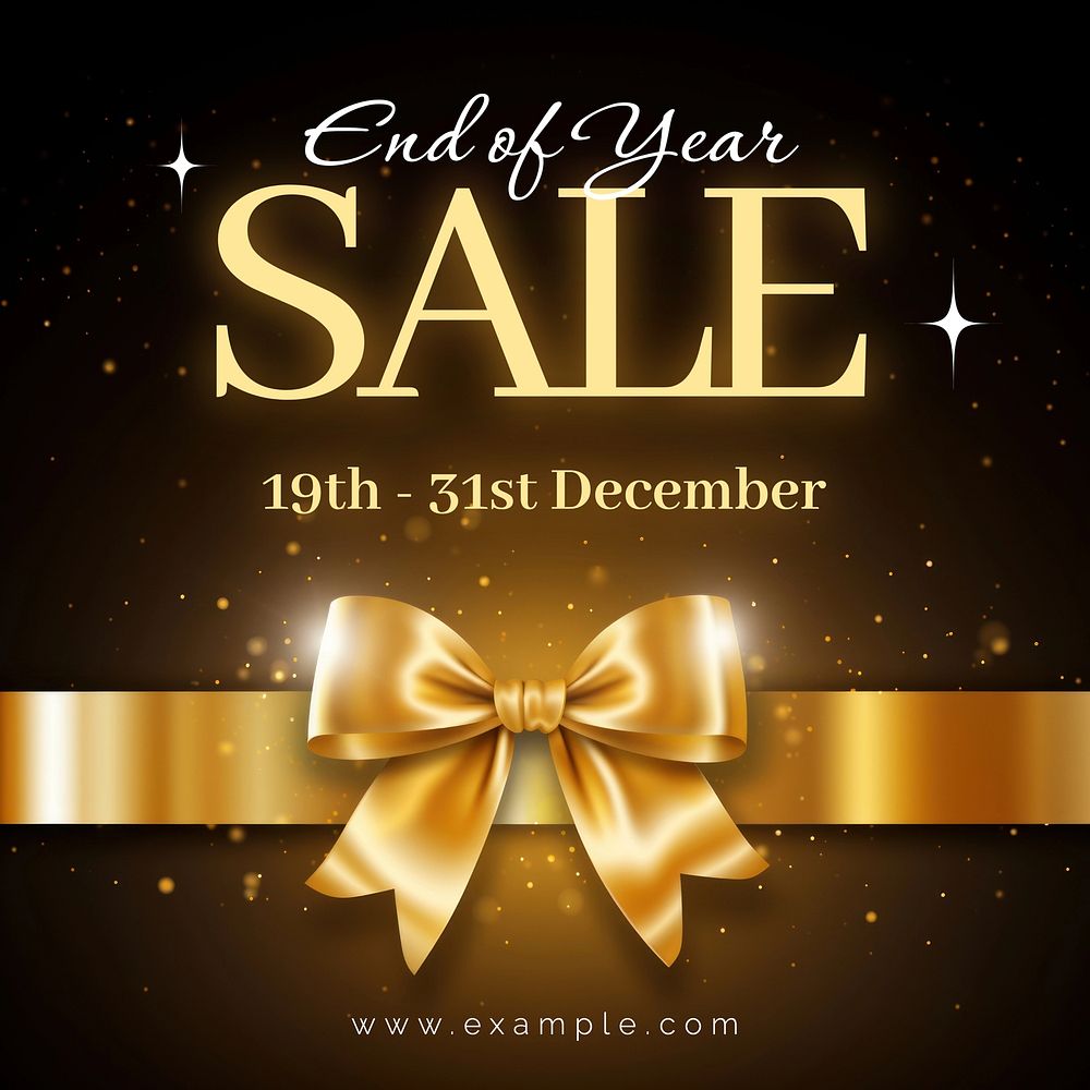 New year sale Facebook post template