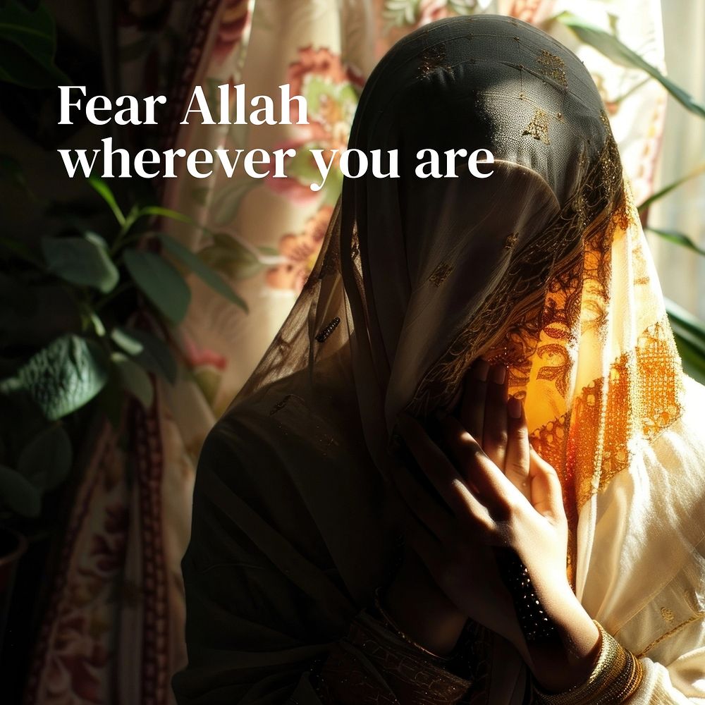 Islam quote Instagram post template