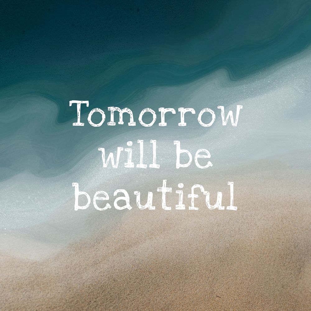 Beautiful tomorrow Facebook post template