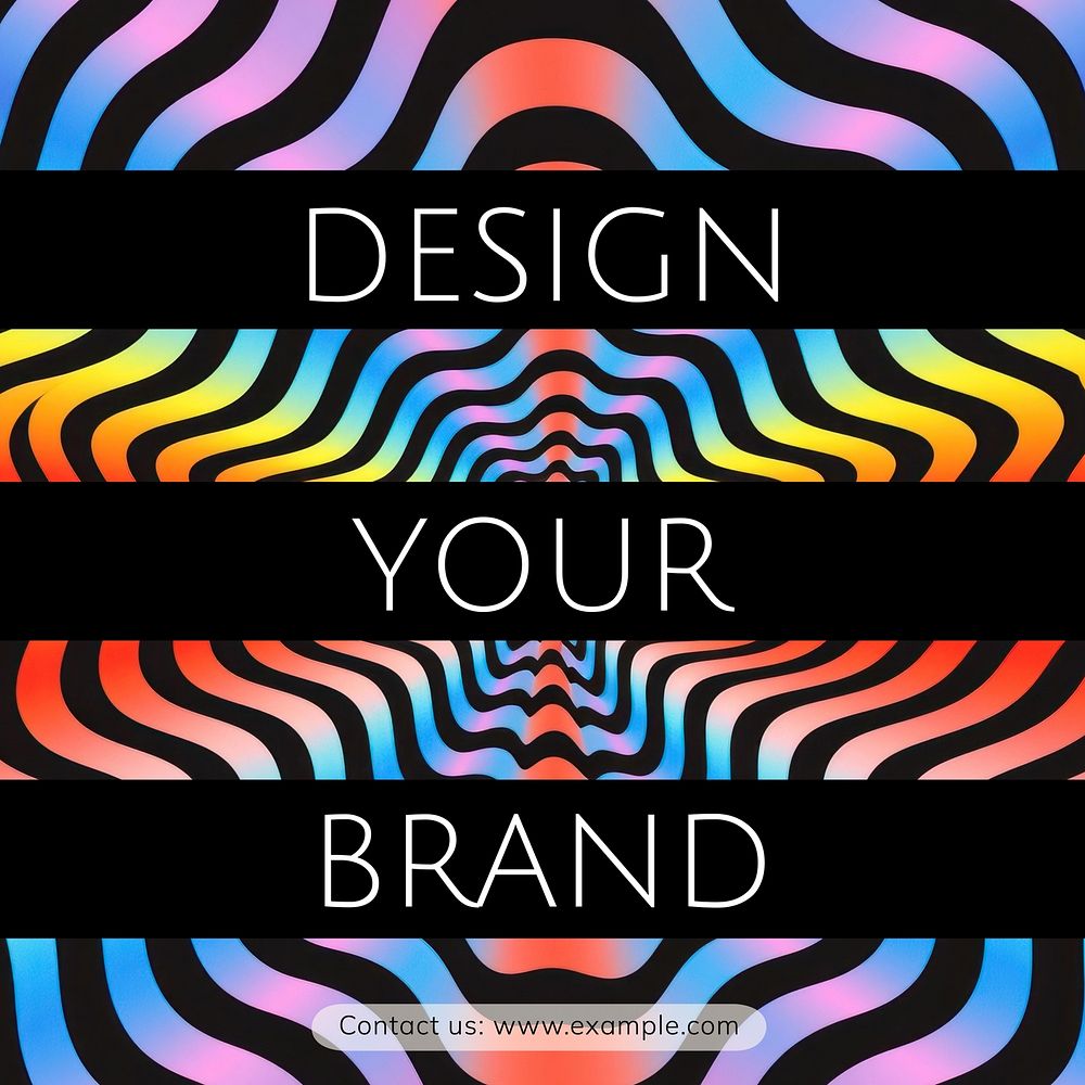 Design your brand Instagram post template