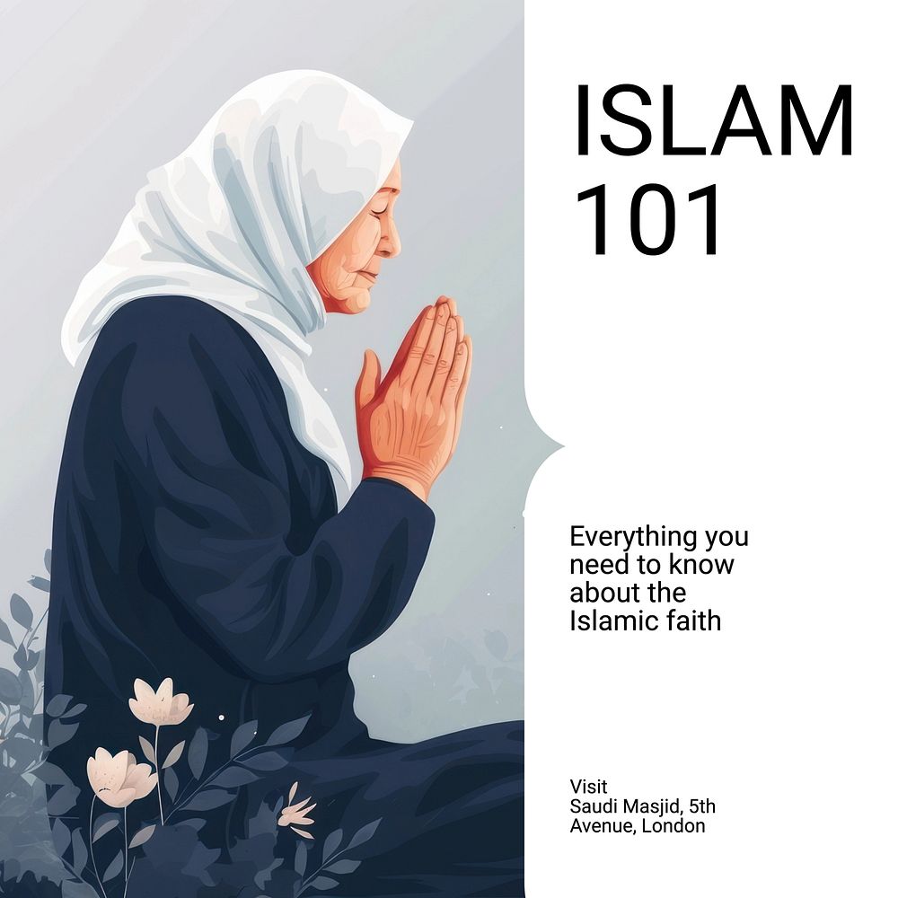 Islam 101 Instagram post template
