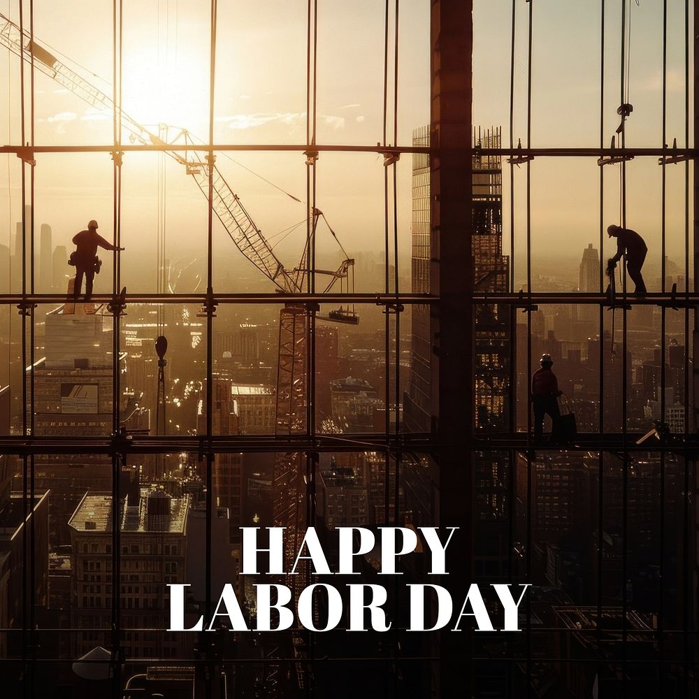 Happy Labor Day Instagram post template