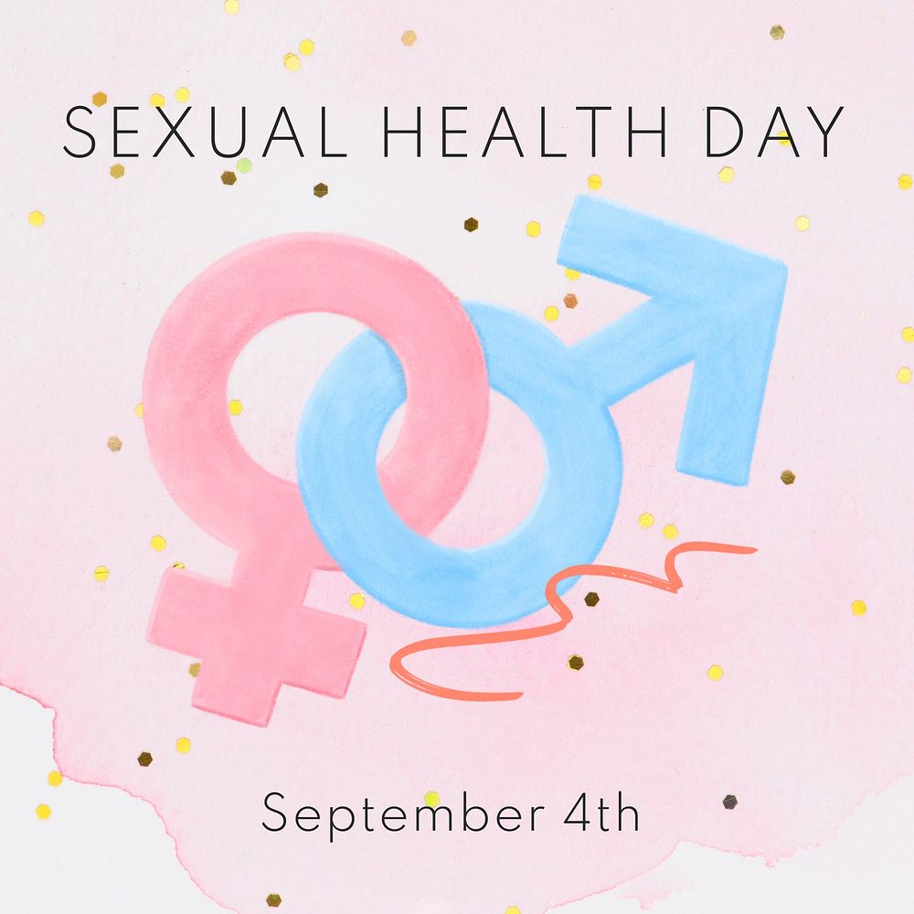 Sexual health day Instagram post template  