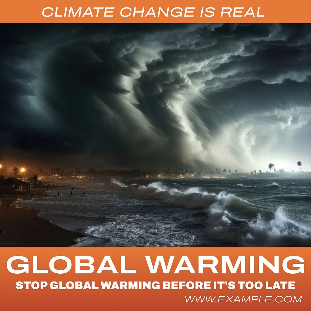 Climate change Instagram post template | Free Photo - rawpixel