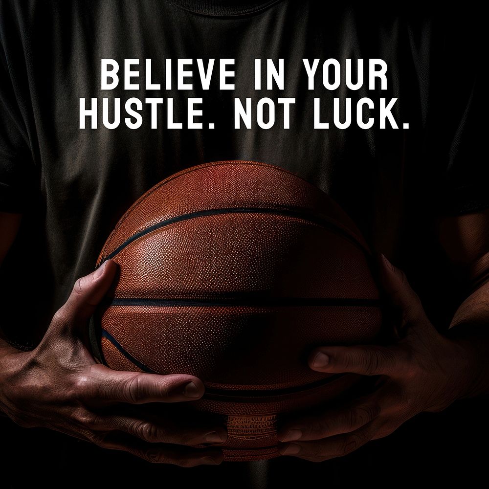 Sports  quote Instagram post template