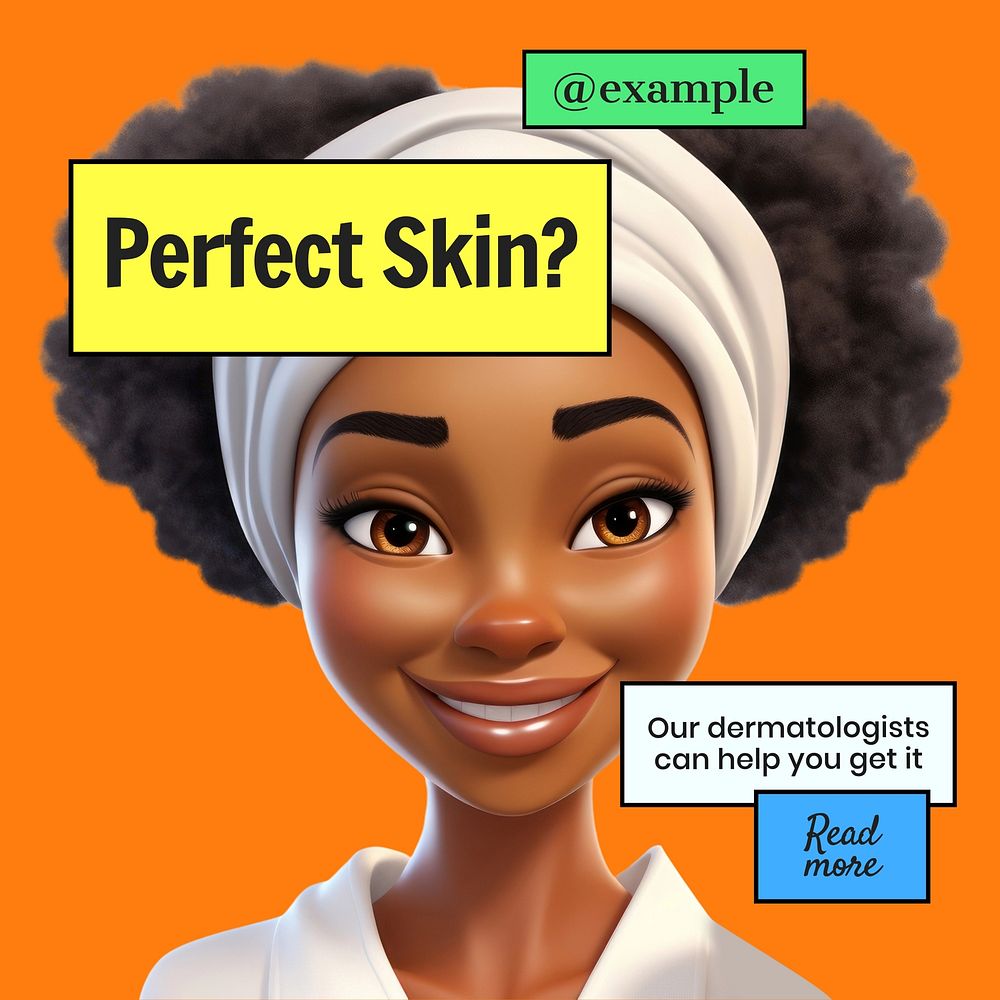 Skincare services Instagram post template