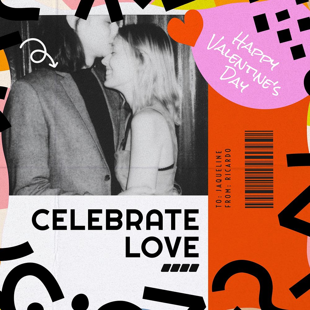 Celebrate love Instagram post template