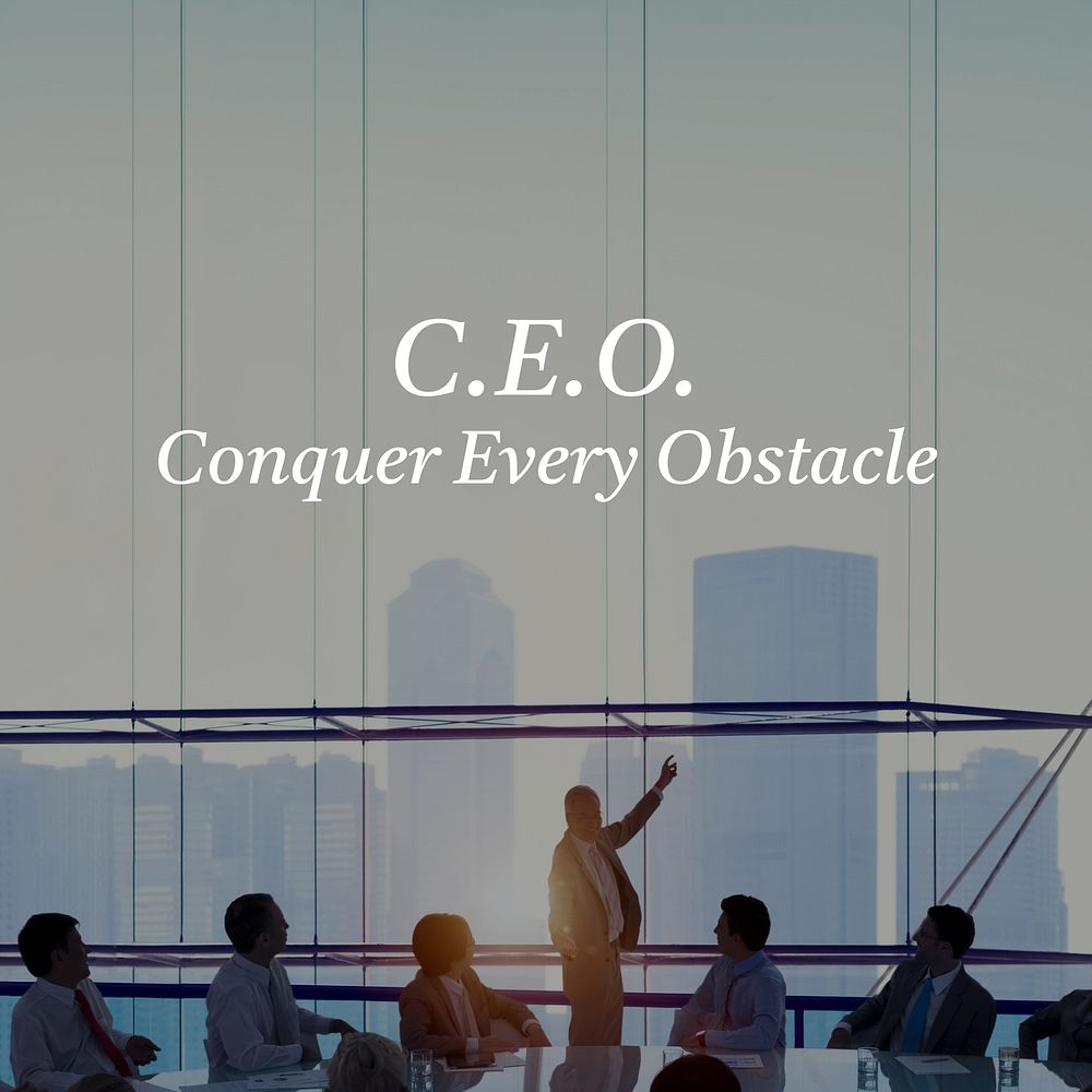 CEO quote Instagram post template
