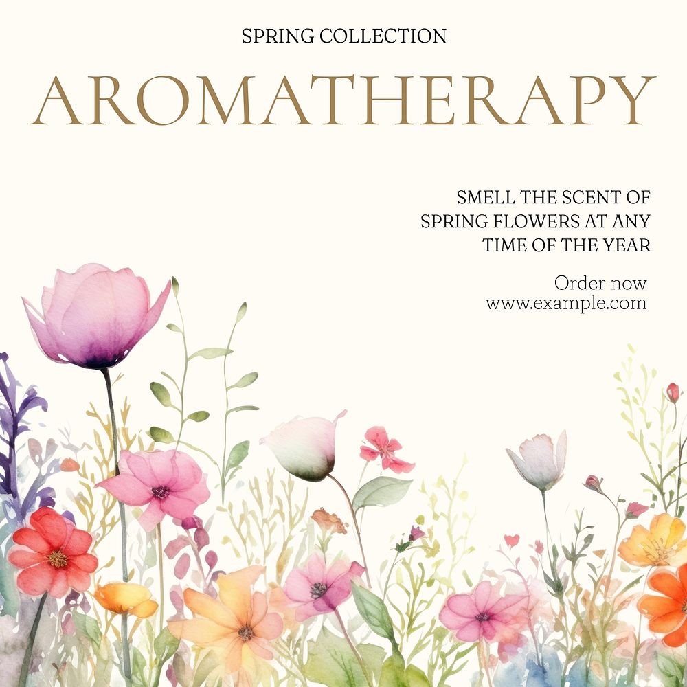 Aromatherapy shop  Instagram post template