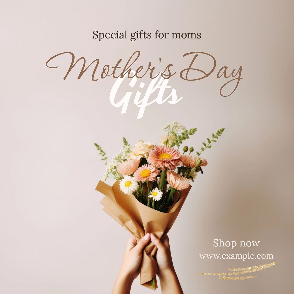 Mother's day gifts Instagram post template