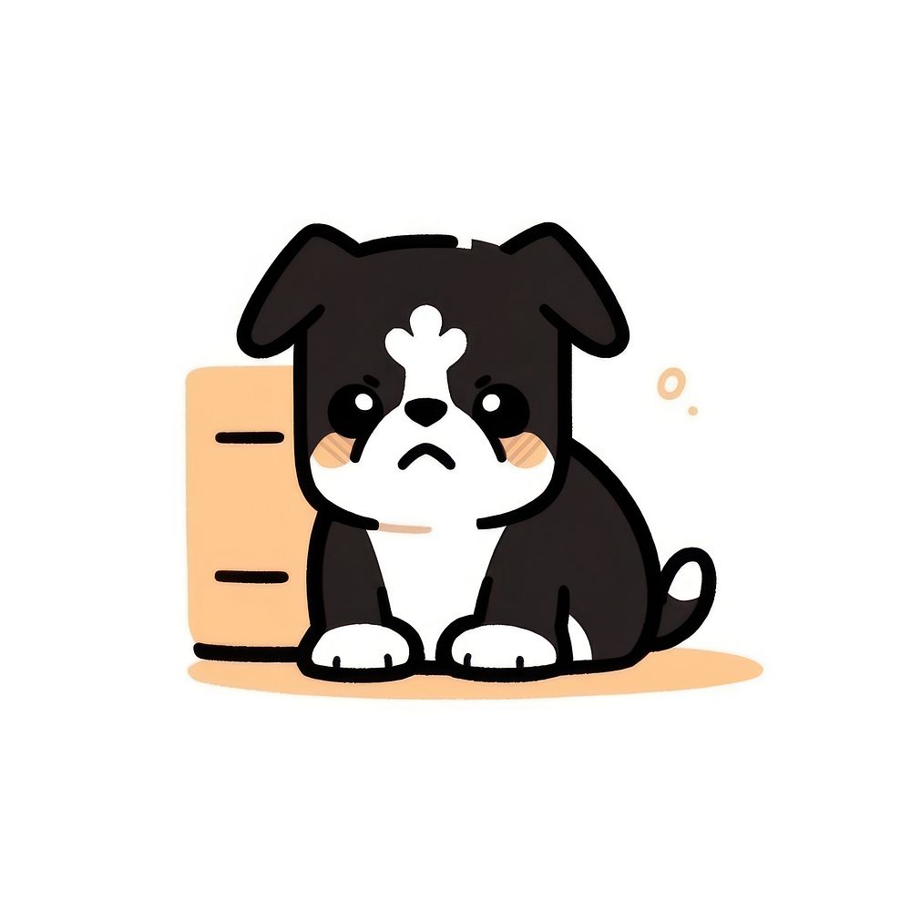 Boxer Dog dog box cardboard.