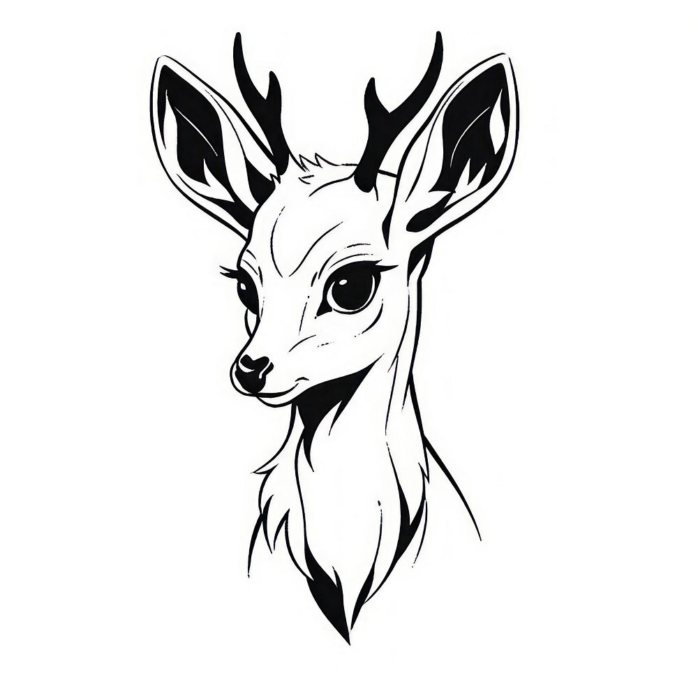 Deer Animal animal deer illustrated.