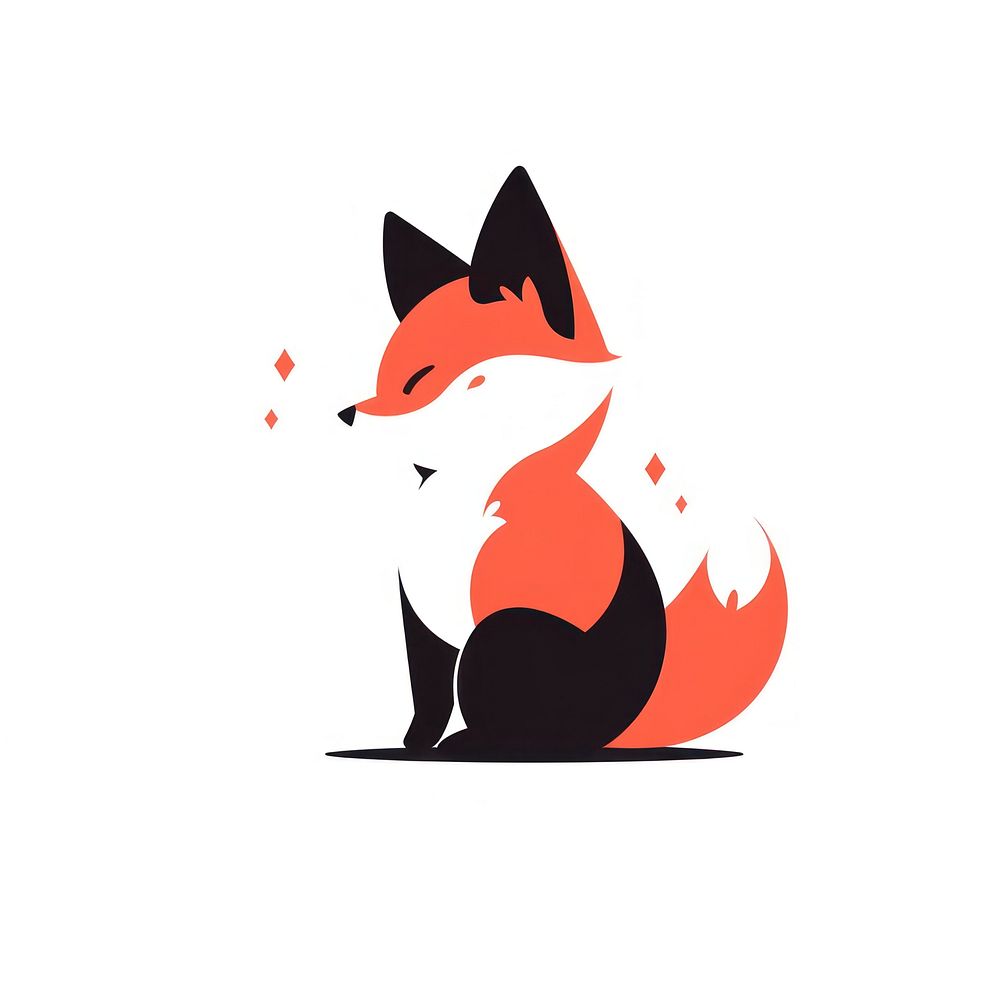 Fox Animal animal stencil mammal.