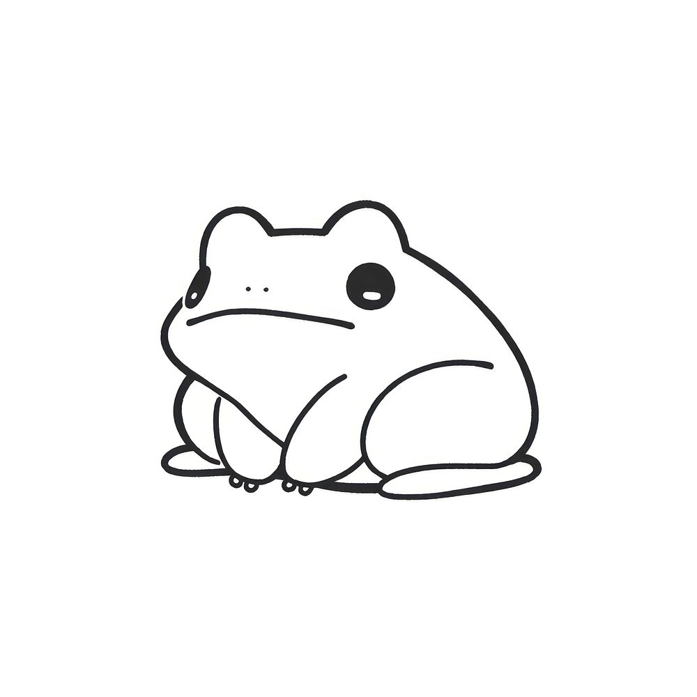 Frog Animal animal illustrated amphibian.