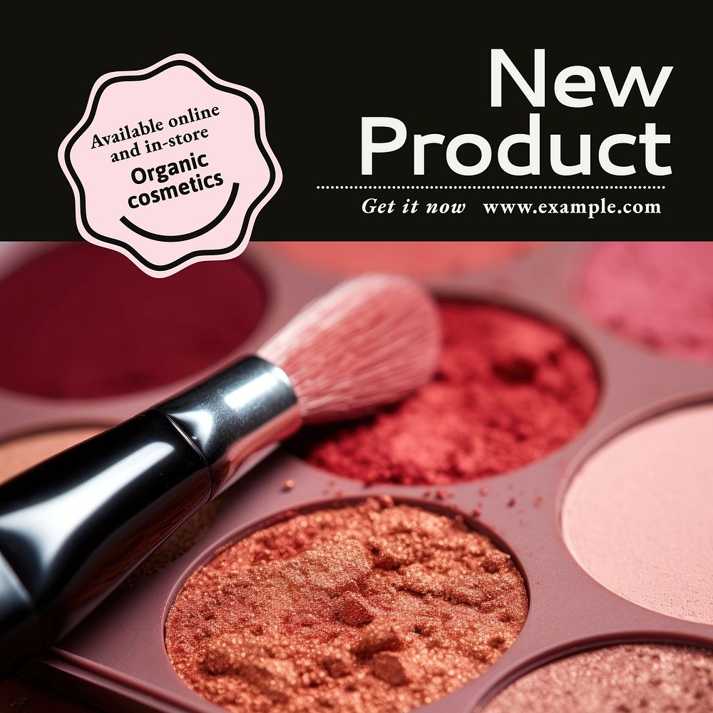 Beauty product Instagram post template  