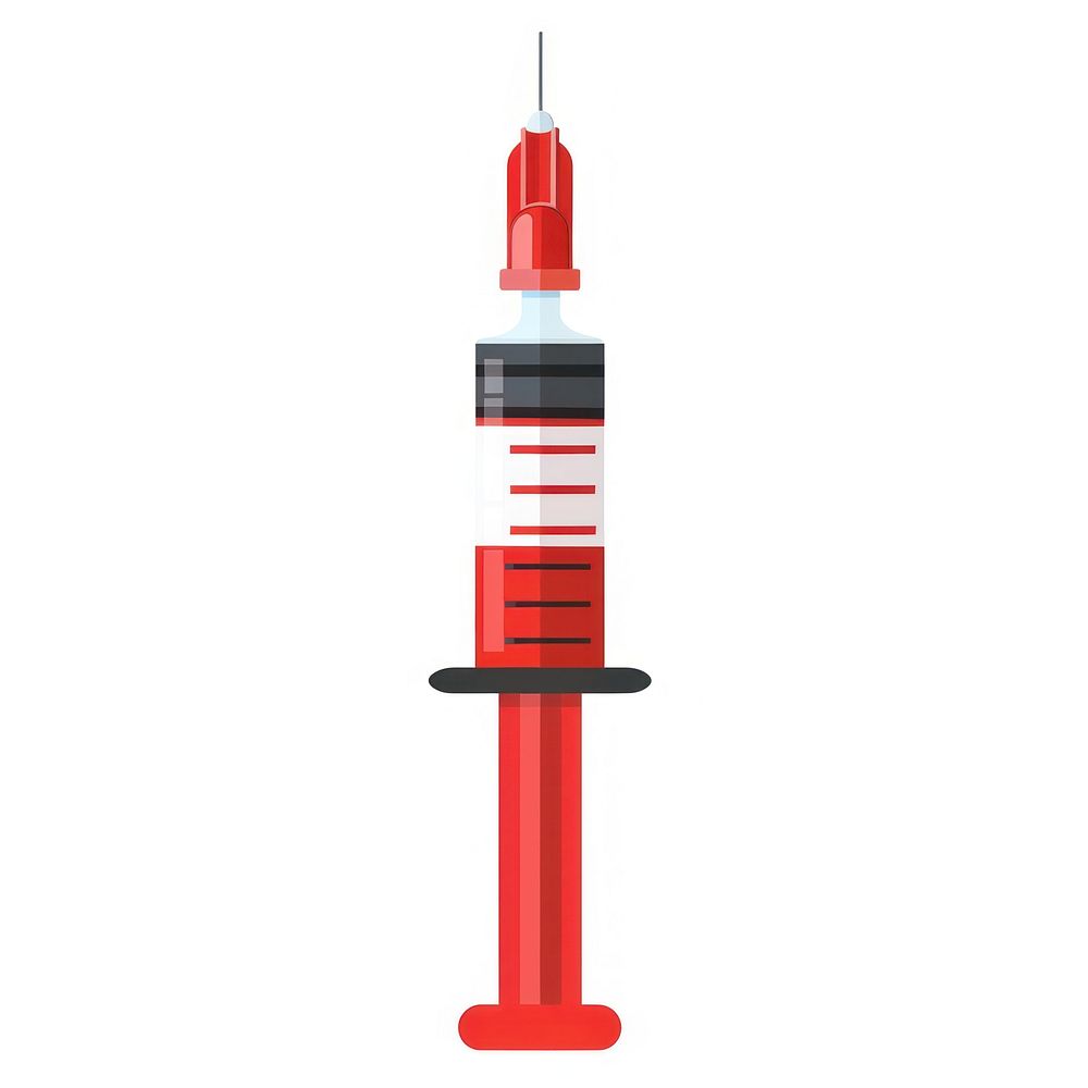 A syringe injection cricket sports.