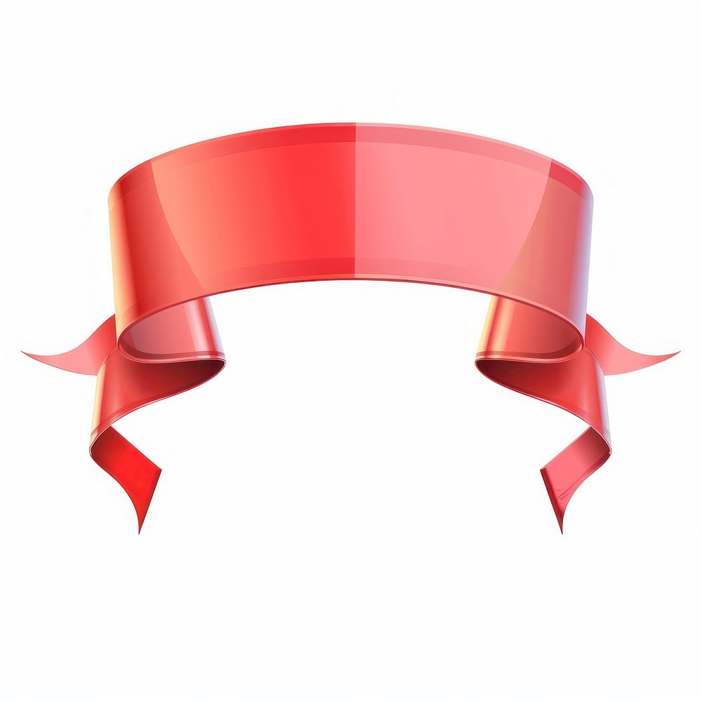 Gradient red Ribbon award badge icon accessories accessory appliance.