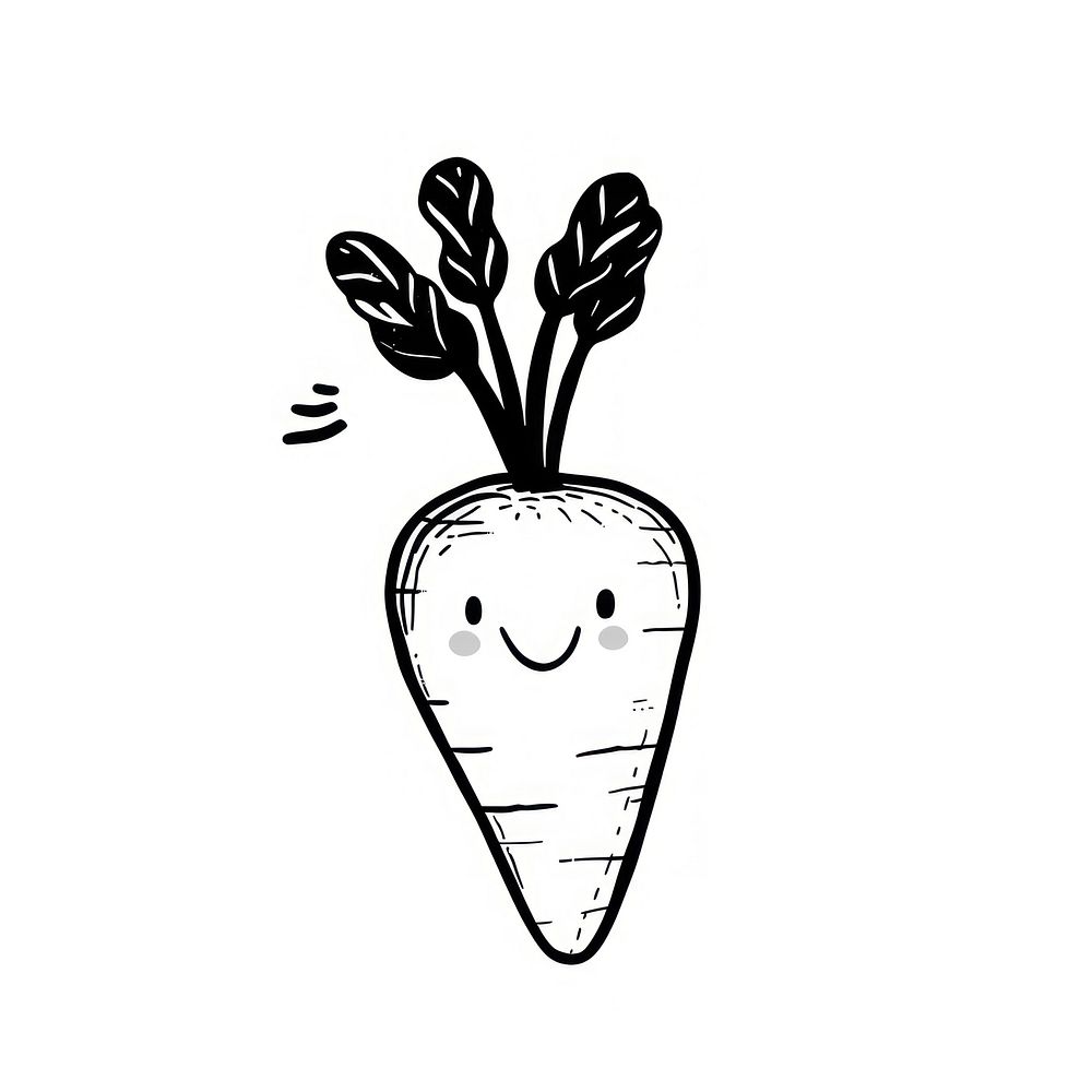Cute carrot vegetable produce ketchup.