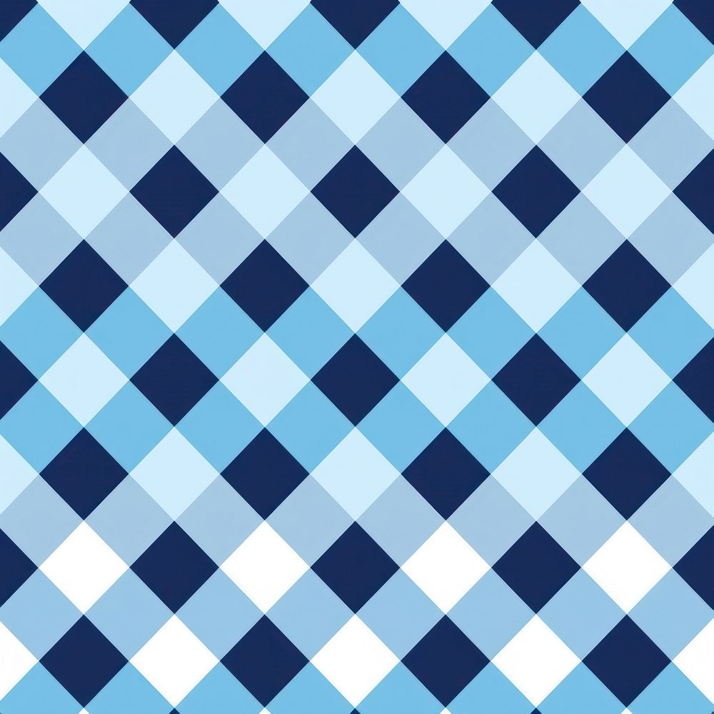 Gingham pattern tablecloth.