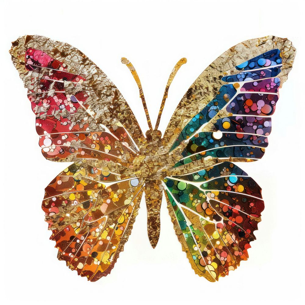 Butterfly shape collage cutouts accessories accessory appliance.
