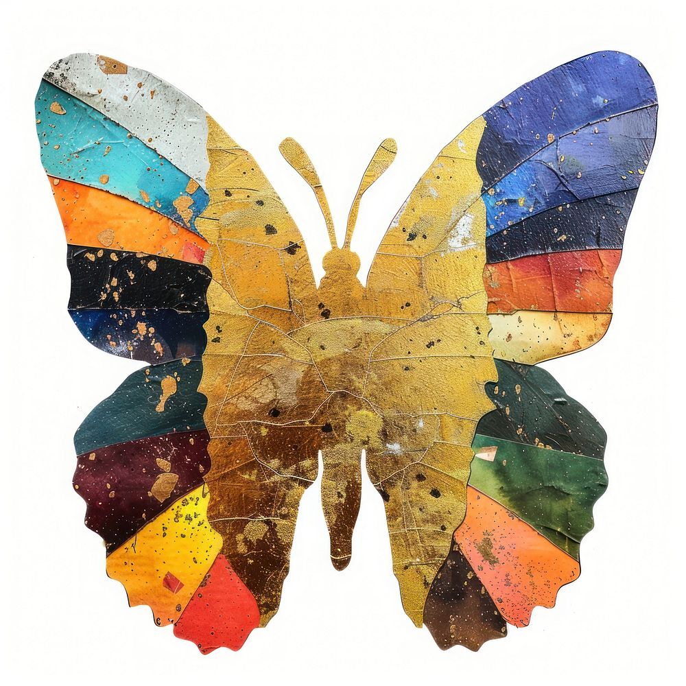 Butterfly shape collage cutouts invertebrate accessories accessory.