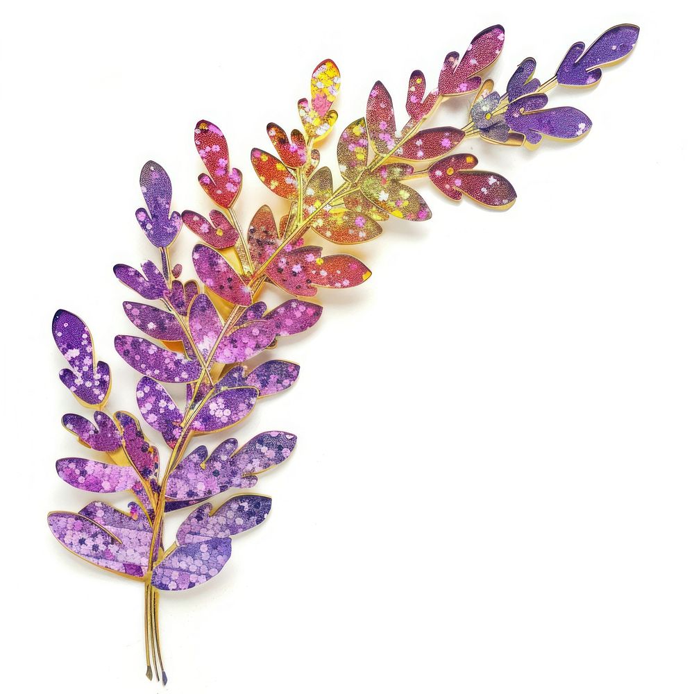 Lavender shape collage cutouts accessories accessory gemstone.