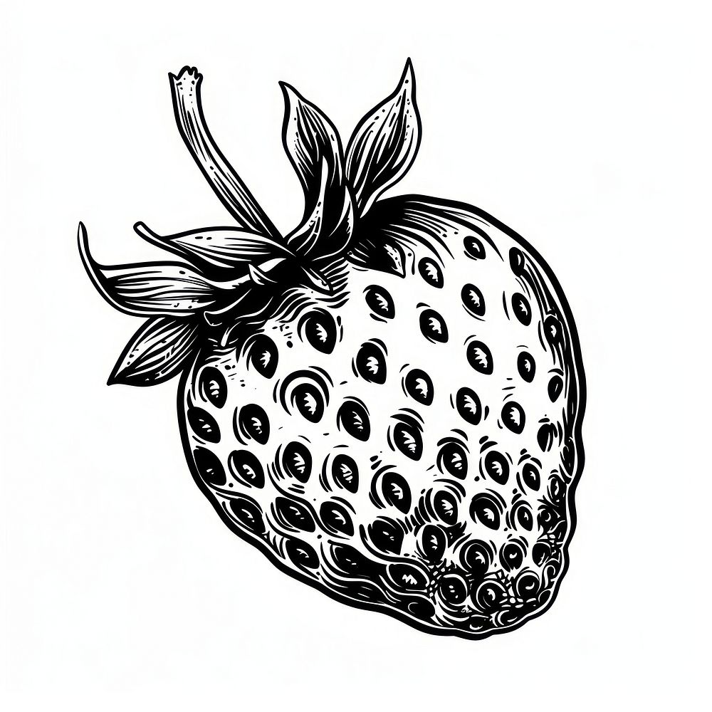 Strawberry pineapple produce fruit.