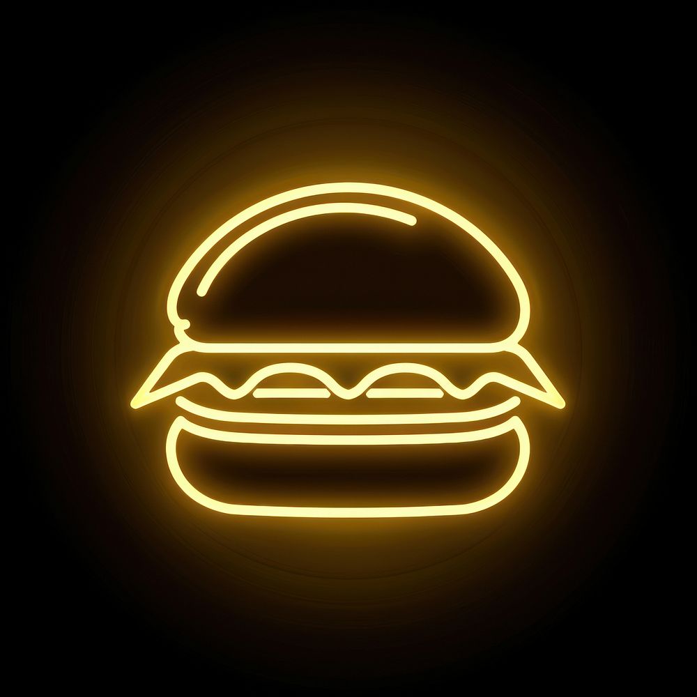 Burger light neon astronomy.