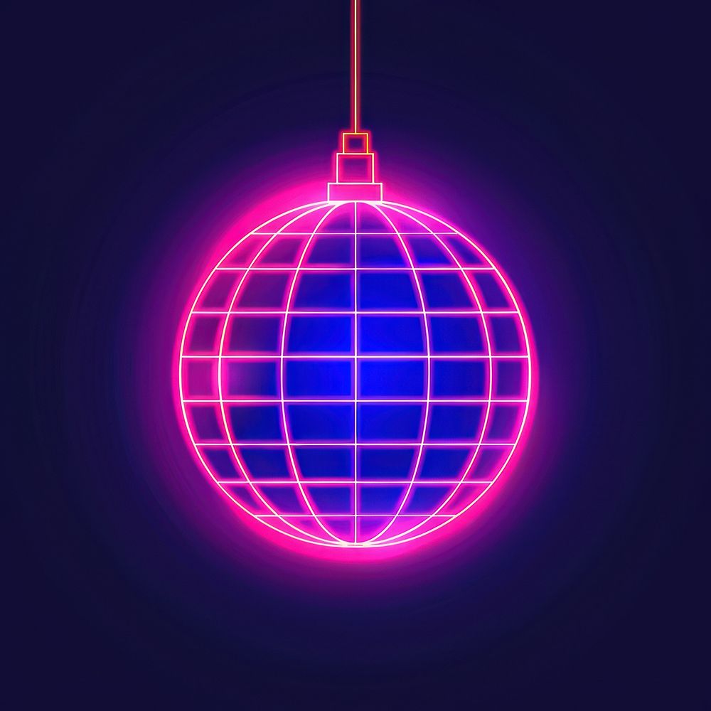 Disco astronomy lighting sphere.