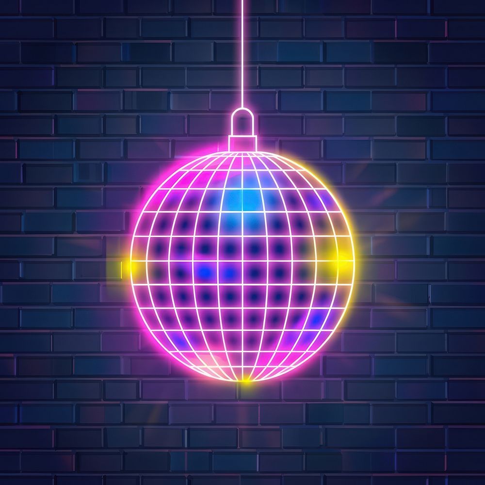 Disco chandelier lighting sphere. | Free Photo Illustration - rawpixel