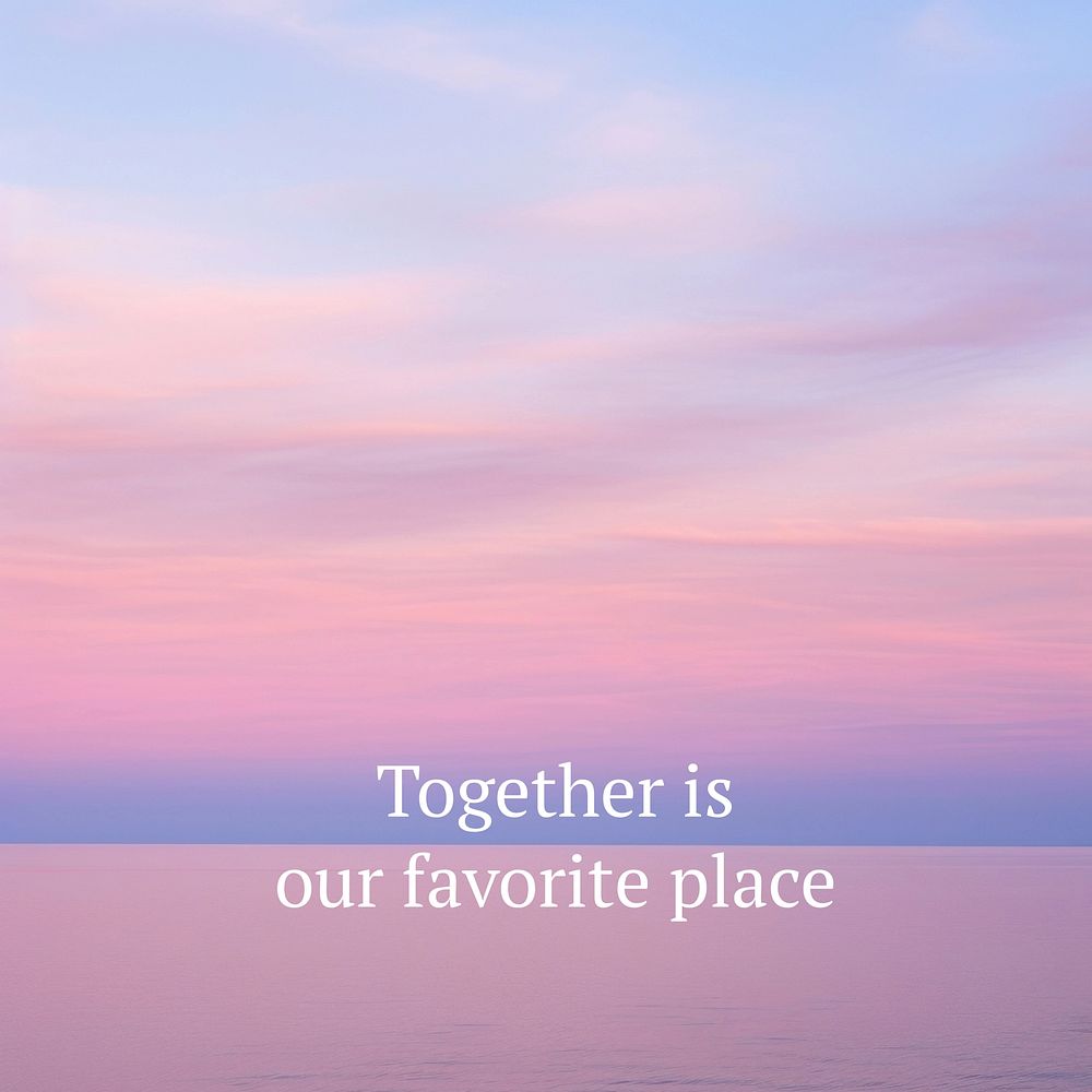Love quote Instagram post template