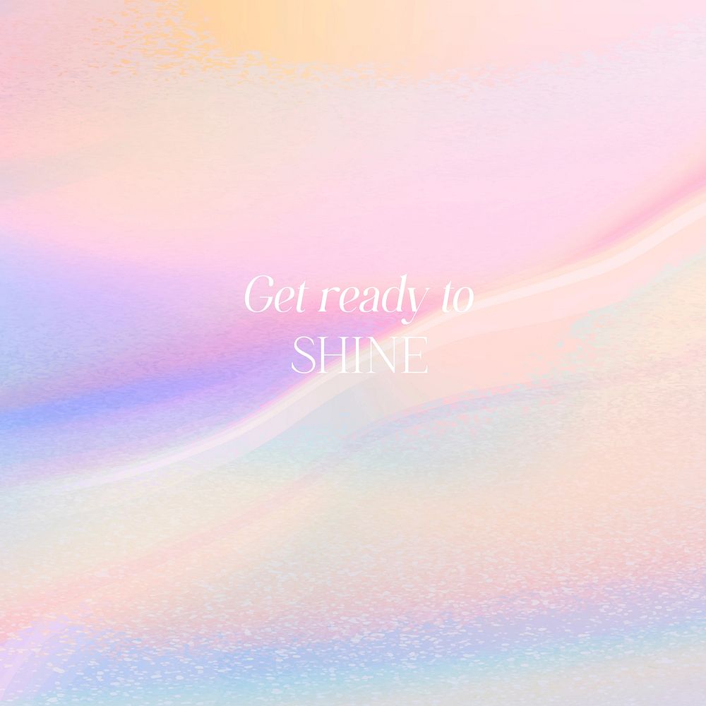 Ready to shine Instagram post template