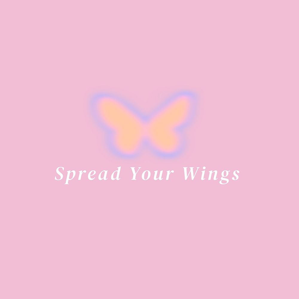 Spread your wings Instagram post template