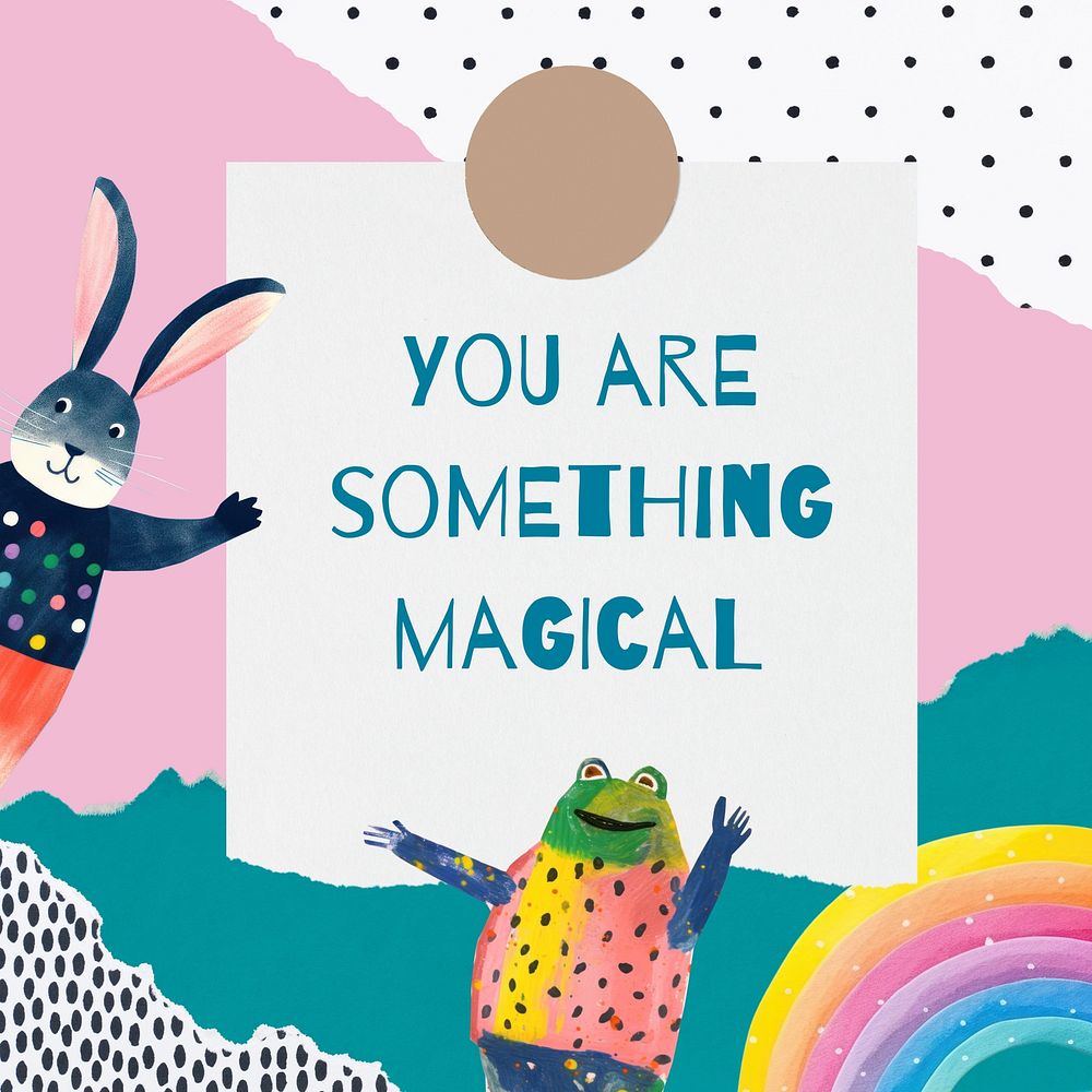 You are magical Instagram post template