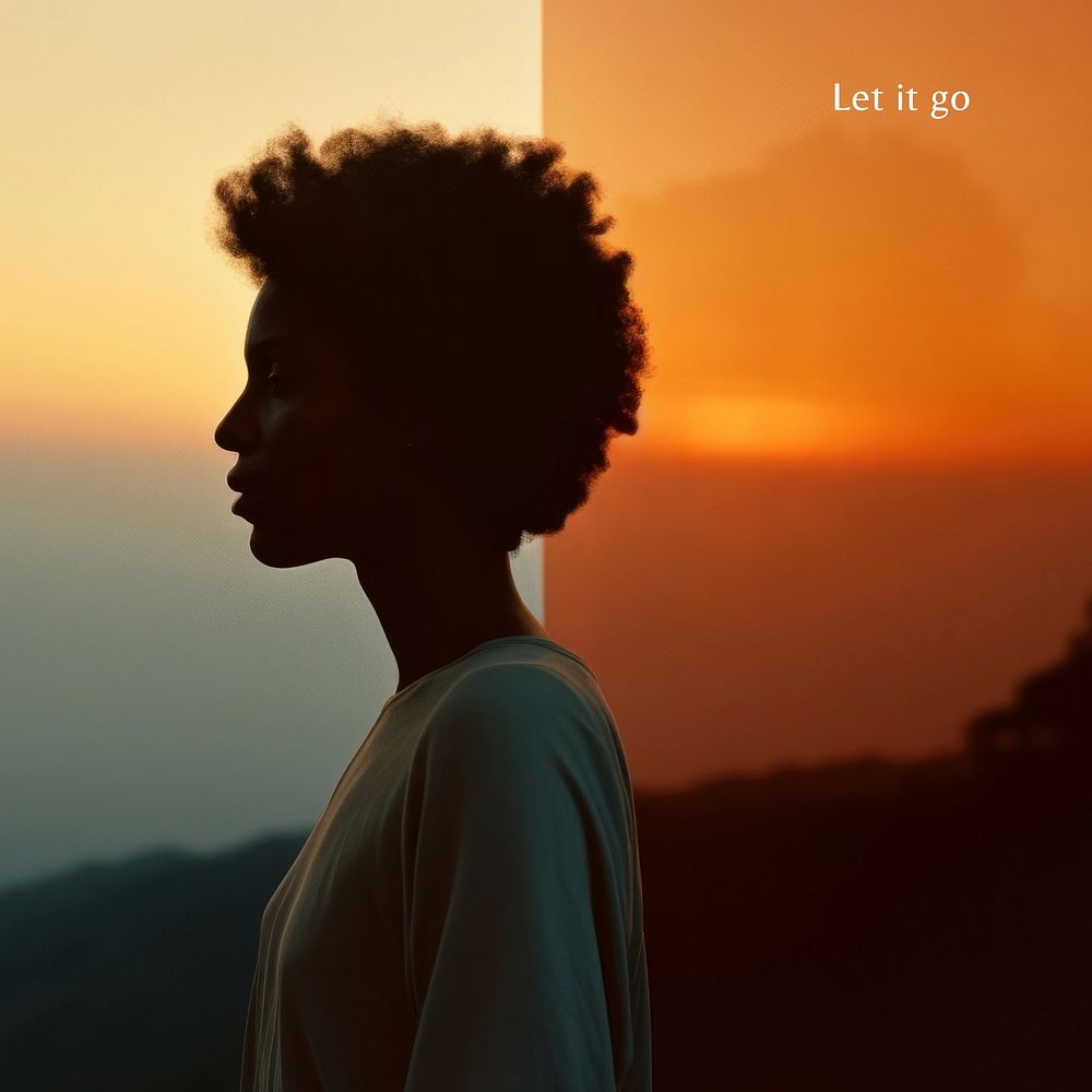 Let it go Instagram post template