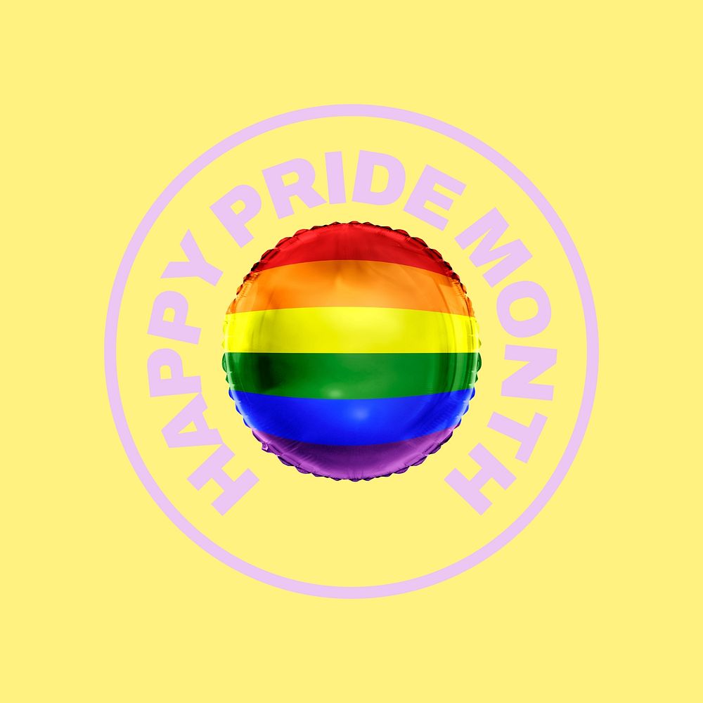 Happy Pride Month Instagram post template