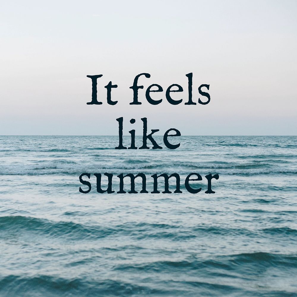 Summer Instagram post template