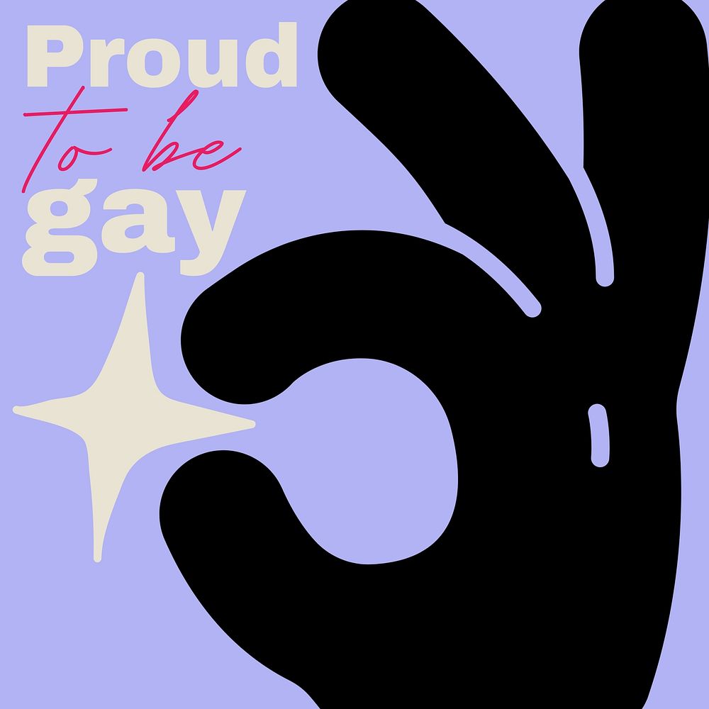 Pride Instagram post template