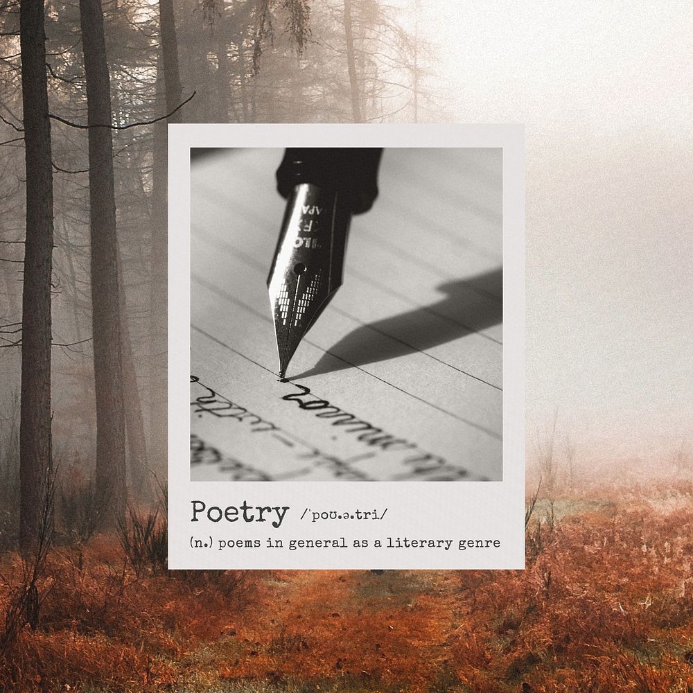 Poetry Instagram post template
