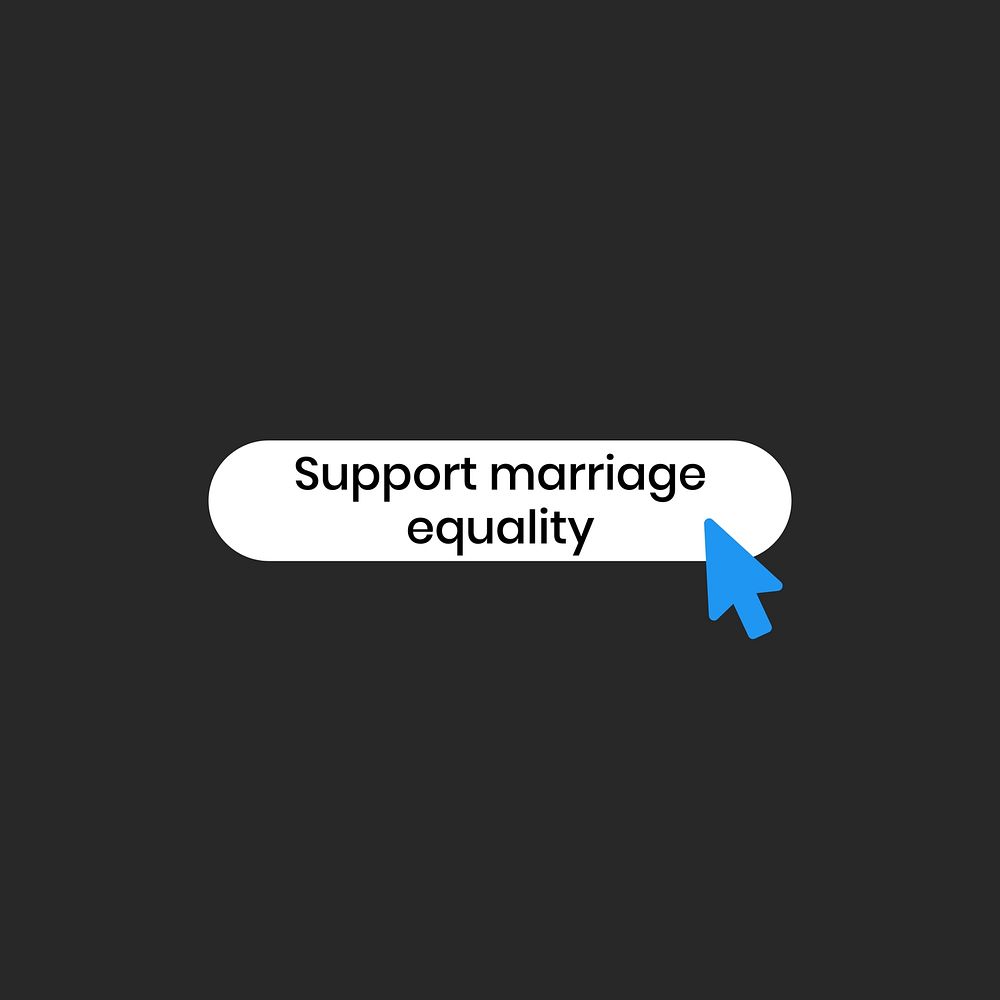 Support marriage equality Facebook post template