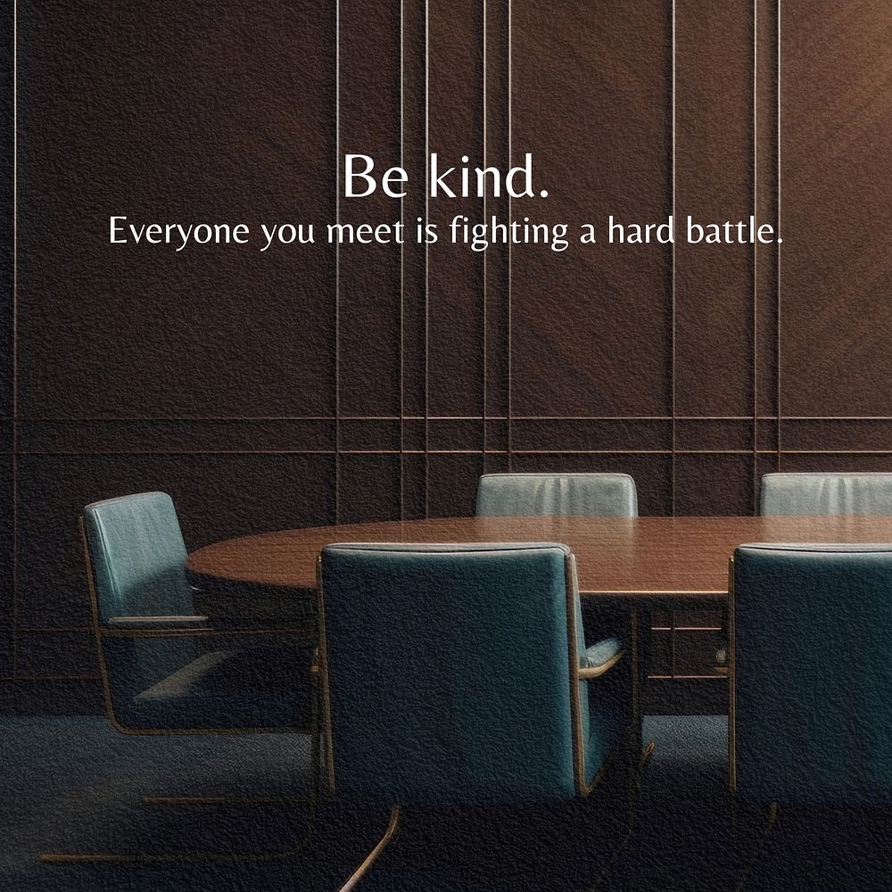 Be kind Instagram post template