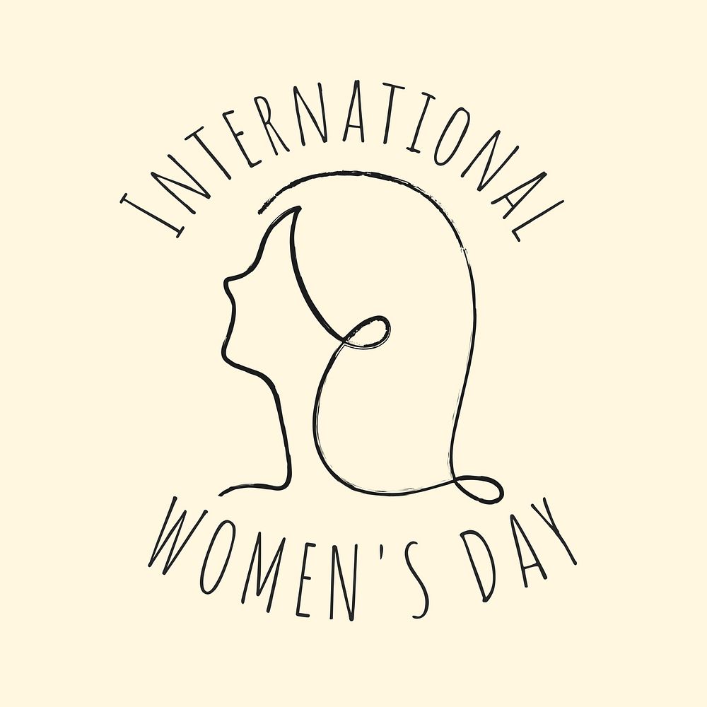 Women's Day event Facebook post template