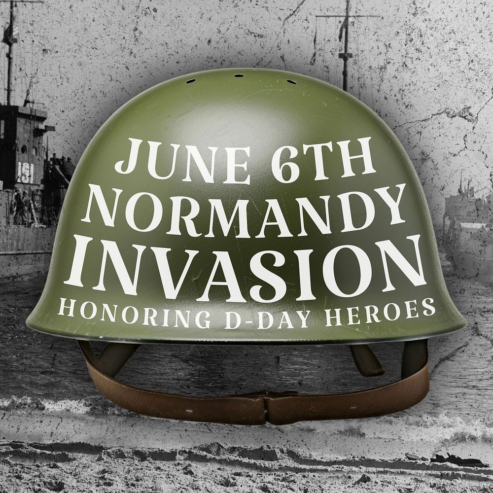 D-Day & Normandy battle Instagram post template