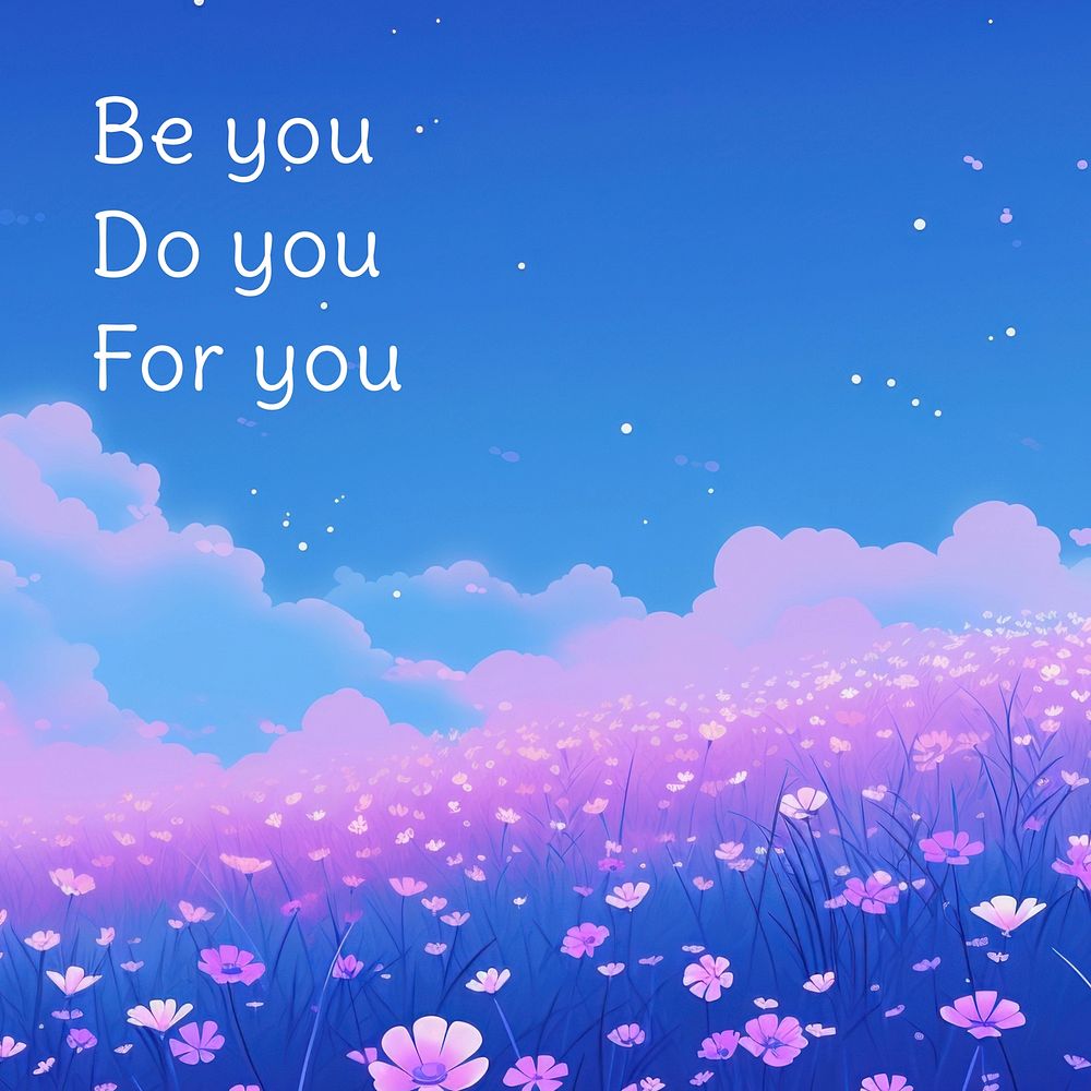 Be you Instagram post template