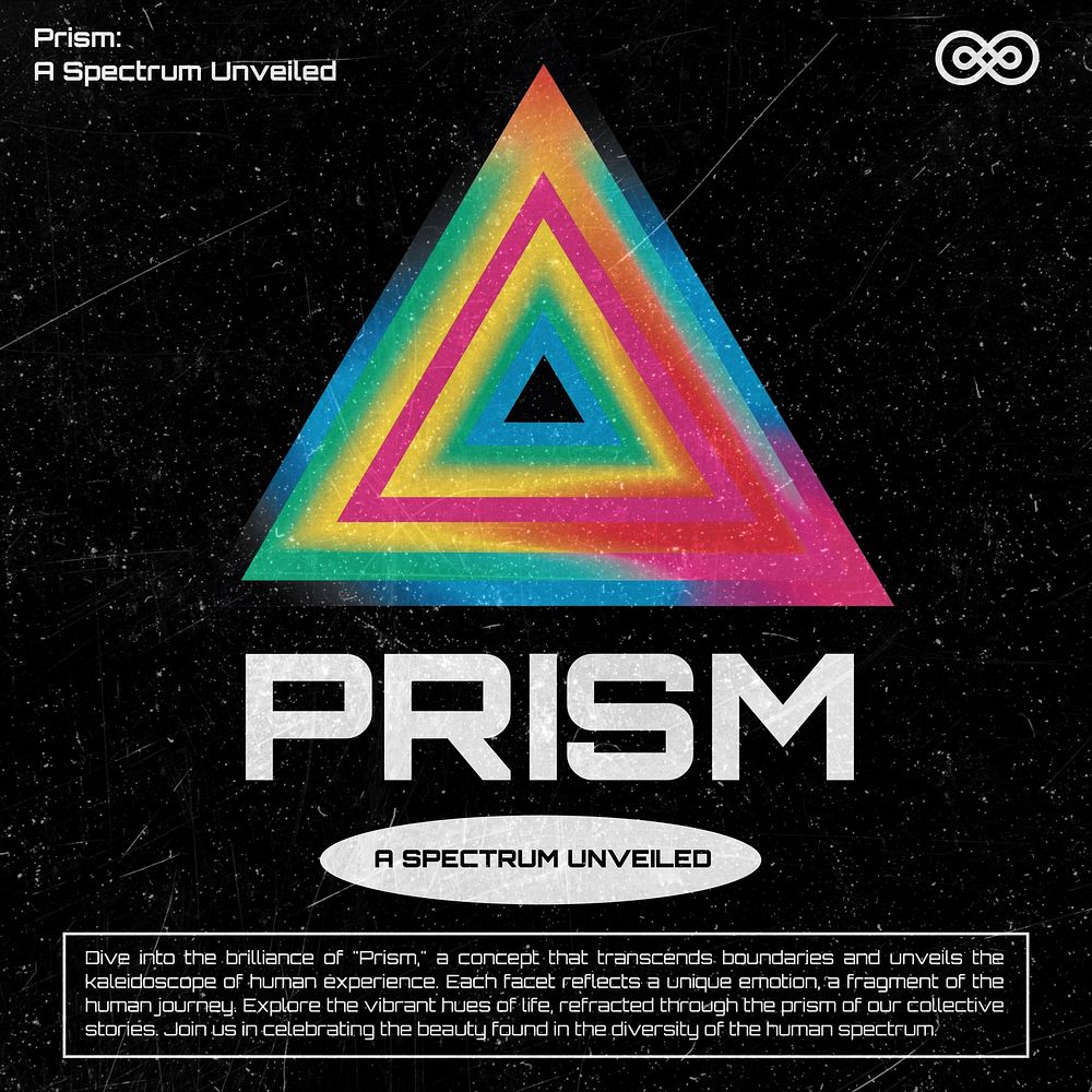 Prism Instagram post template