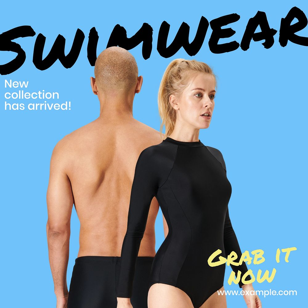 Swimwear Instagram post template